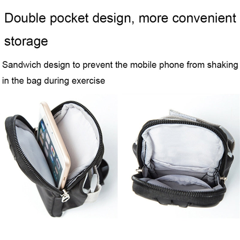 For Cell Phone Below 6.5-inch Armband Pouch Sports Running Oxford Fabric Phone Bag, 18*9cm
