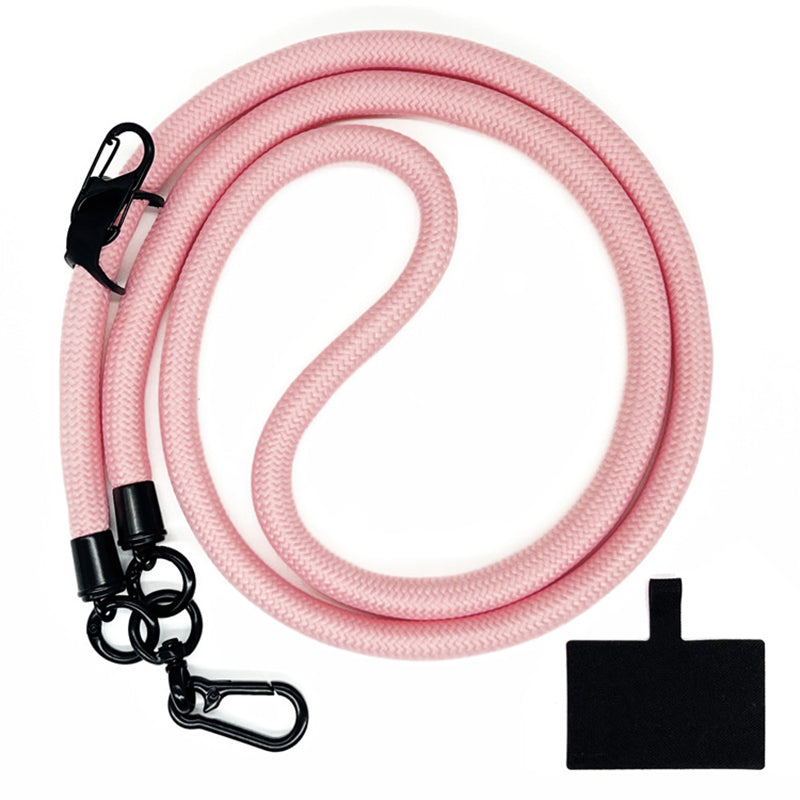 10mm Crossbody Phone Lanyard Polyester Anti-Lost Neck Hanging Strap with Tether Tab