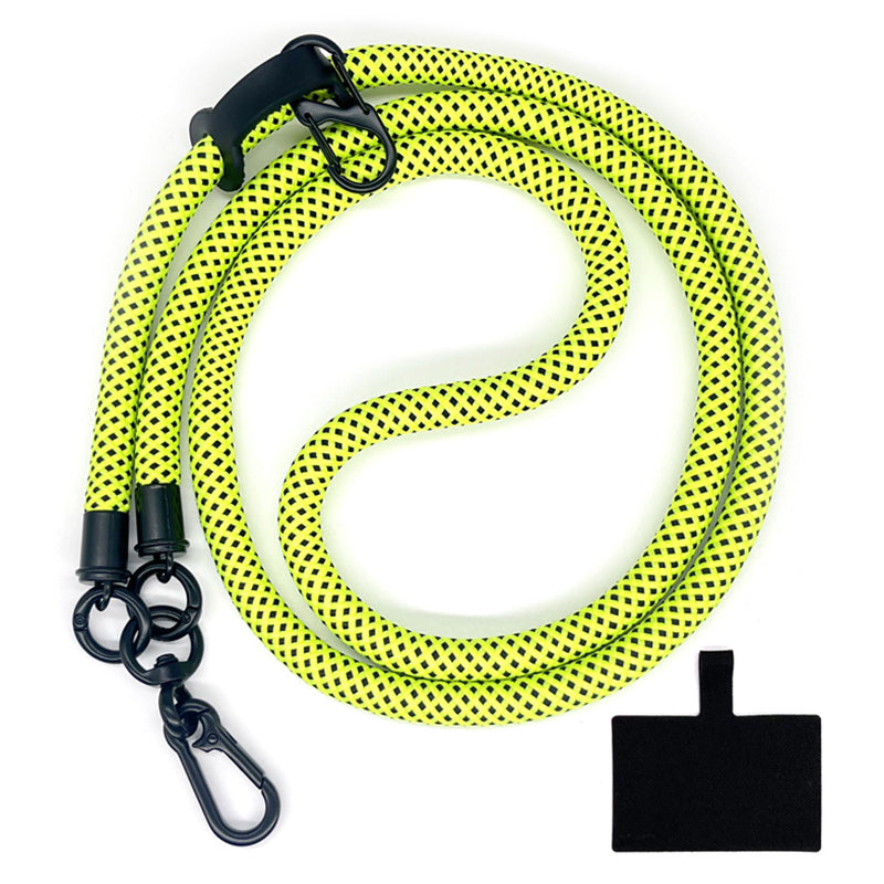 10mm Universal Phone Lanyard Neck Strap Polyester Hanging Rope with Tether Tab
