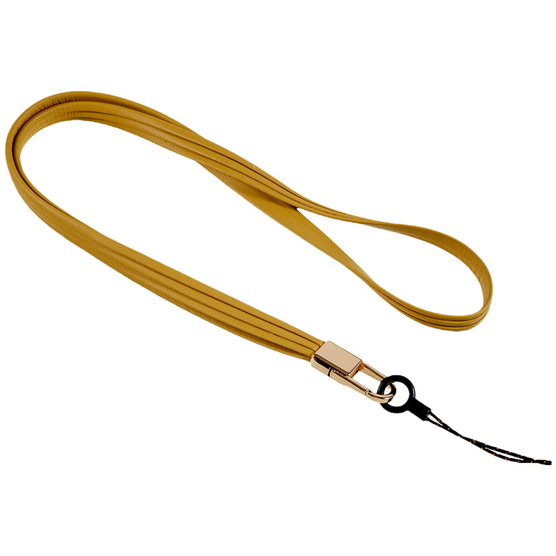 45cm Leather Neck Strap for Name Tag / Keys Universal Cell Phone Case Hanging Neck Lanyard