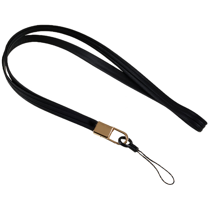 45cm Leather Neck Strap for Name Tag / Keys Universal Cell Phone Case Hanging Neck Lanyard