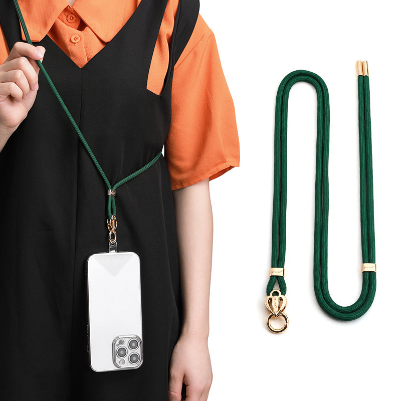 SULADA 80cm Universal Cell Phone Lanyard Holder Adjustable Phone Neck Shoulder Strap Rope with Key Chain Holder / Patch, Long Style