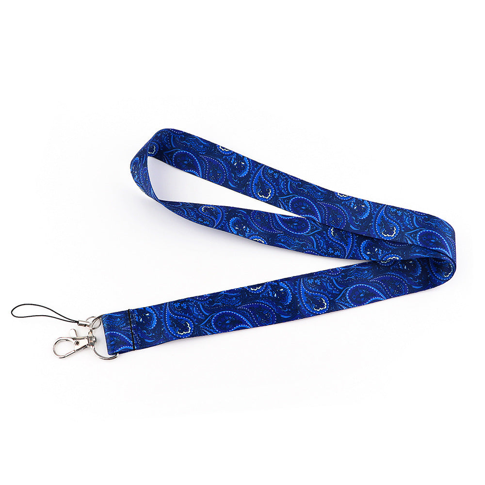 Phone Lanyard Universal Neck Strap Nylon Bohemian Style Key Chain Holder for Phone Case ID Badges
