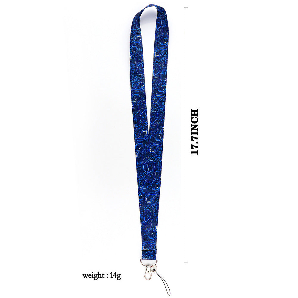 Phone Lanyard Universal Neck Strap Nylon Bohemian Style Key Chain Holder for Phone Case ID Badges