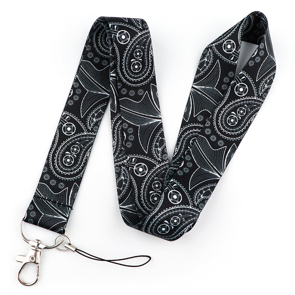 Phone Lanyard Universal Neck Strap Nylon Bohemian Style Key Chain Holder for Phone Case ID Badges