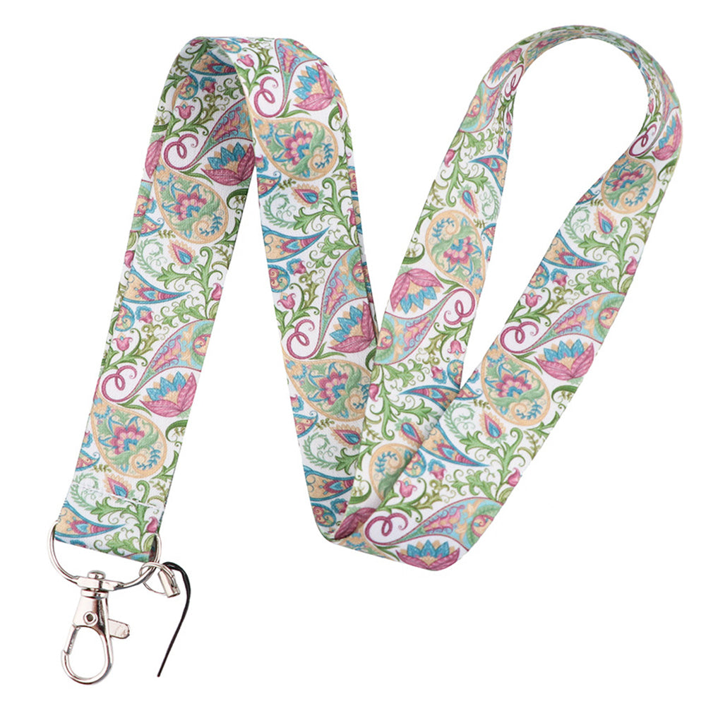 Phone Lanyard Universal Neck Strap Nylon Bohemian Style Key Chain Holder for Phone Case ID Badges