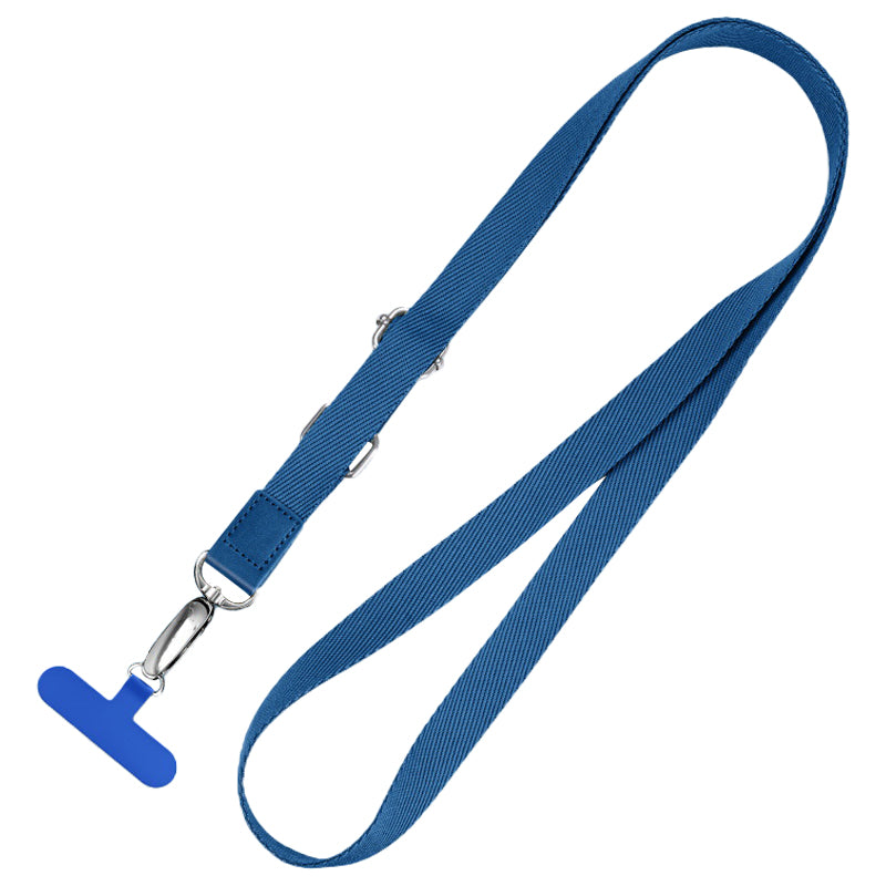 Anti-Lost Phone Lanyard with Metal Buckle, PC Tether Tab Adjustable Cell Phone Polyester Strap