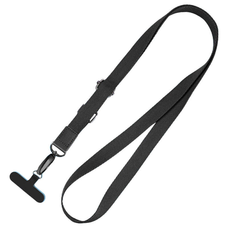 Anti-Lost Phone Lanyard with Metal Buckle, PC Tether Tab Adjustable Cell Phone Polyester Strap