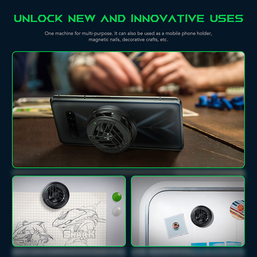 BLACK SHARK Magnetic Cooler Compatible with iPhone 12 / 13 / 14 Portable Phone Radiator Cooling Fan