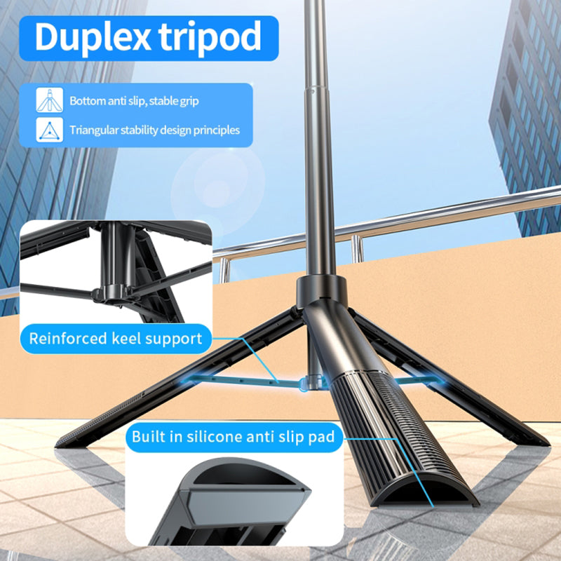 PIXEL ST2 1.6m Outdoor Folding Anti-Shake Selfie Stick Portable Cell Phone RC Gimbal Tripod Stand with Bluetooth Remote Control