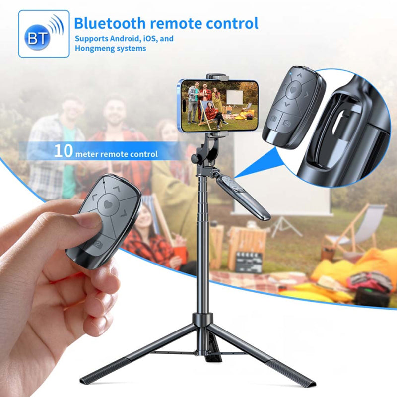 PIXEL ST2 1.6m Outdoor Folding Anti-Shake Selfie Stick Portable Cell Phone RC Gimbal Tripod Stand with Bluetooth Remote Control