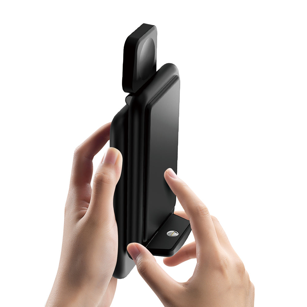 V15 3-in-1 Folding Wireless Charger for Mobile Phone / Headset / Watch 15W Max Charging Station