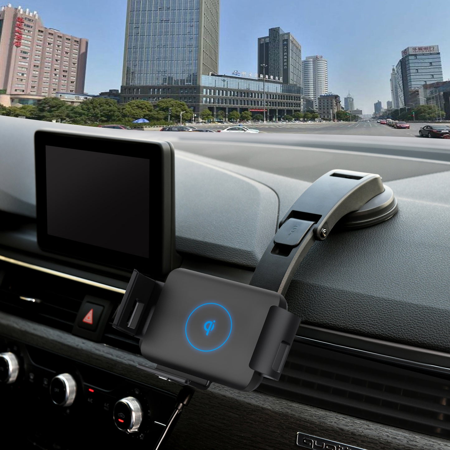 S1 Pro For Samsung Galaxy Fold / Huawei Mate X Folding Phone Car Wireless Charger Phone Holder Charging Bracket