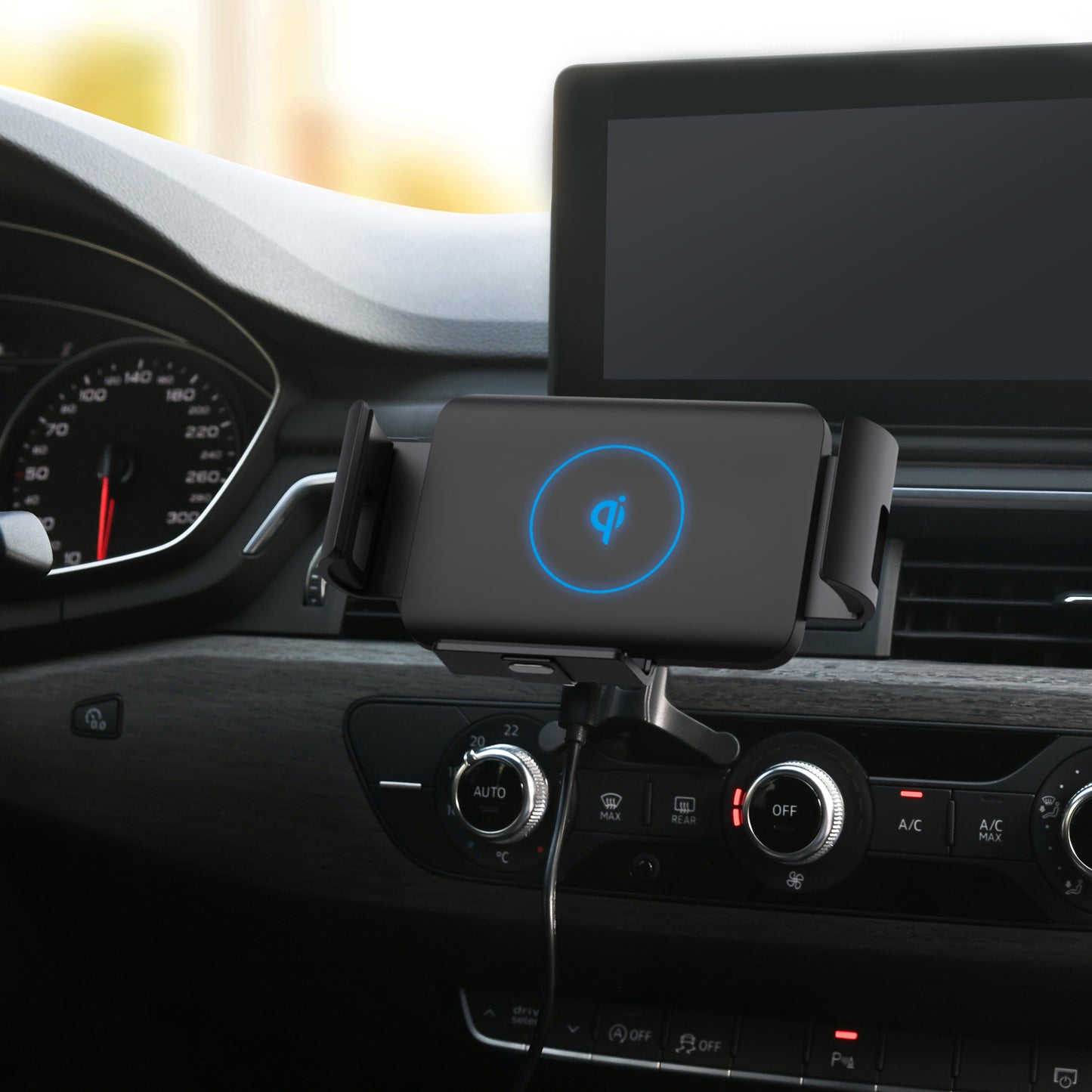 S1 Pro For Samsung Galaxy Fold / Huawei Mate X Folding Phone Car Wireless Charger Phone Holder Charging Bracket