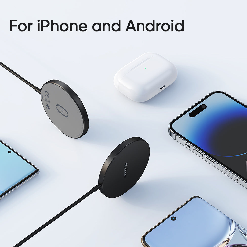 MCDODO CH-4360 MDD Wireless Charger Ultra-thin Charging Pad Cell Phone Safe Charger
