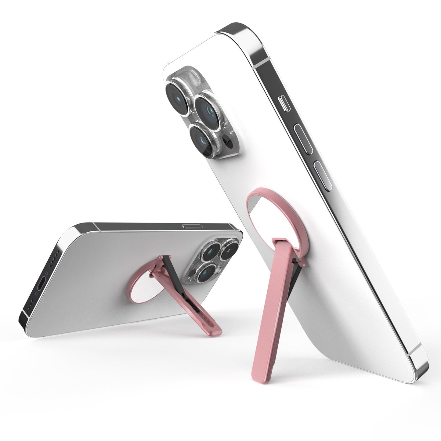 Cell Phone Ultra Thin Kickstand Folding Phone Back Stand Rotating Aluminum Alloy Phone Holder