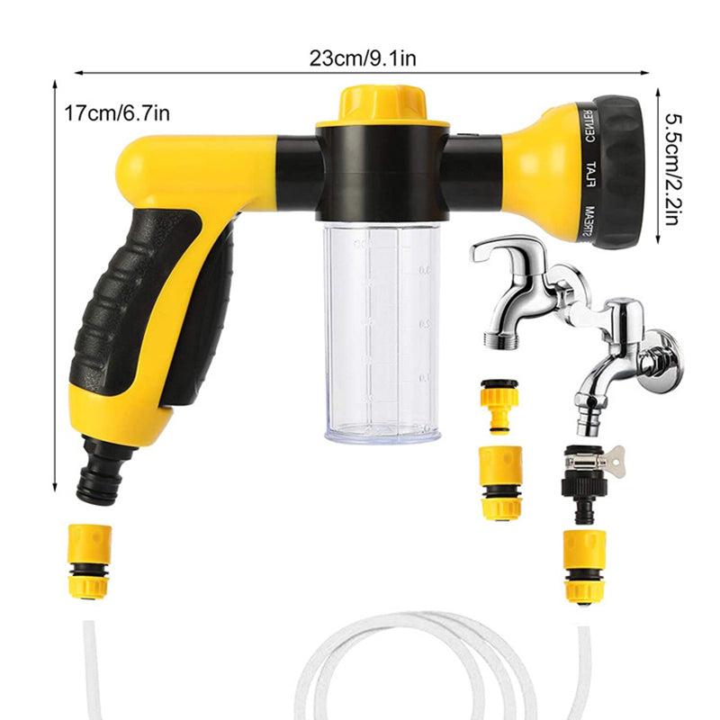 100ml Multi-Functional Water Gun Liquid-Filled High-Pressure Hand Sprayer for Washing Car Watering Lawn