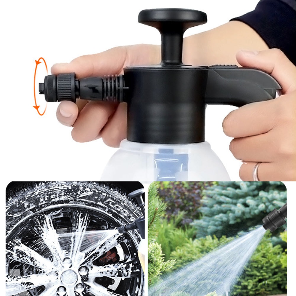 9319F 2L Foam Sprayer Watering Can Car Wash Cleaning Tool Foam Generator Bottle