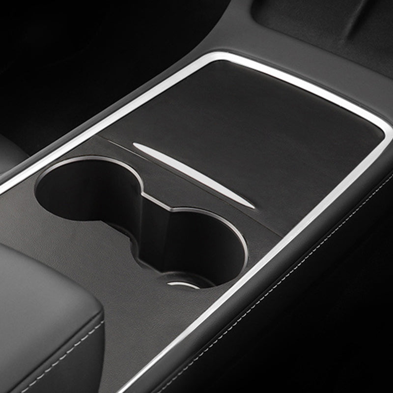 M30246 For Tesla Model 3 17-22 / Model Y 21-22 Car Center Console Cover Protector PU Central Control Panel Sticker