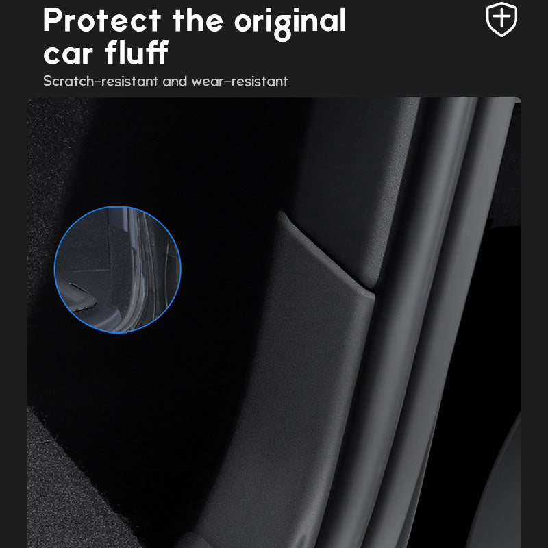 TSL21 2Pcs / Set For Tesla Model Y 21-22 Rear Trunk Corner Protection Cover ABS Car Trunk Side Guard