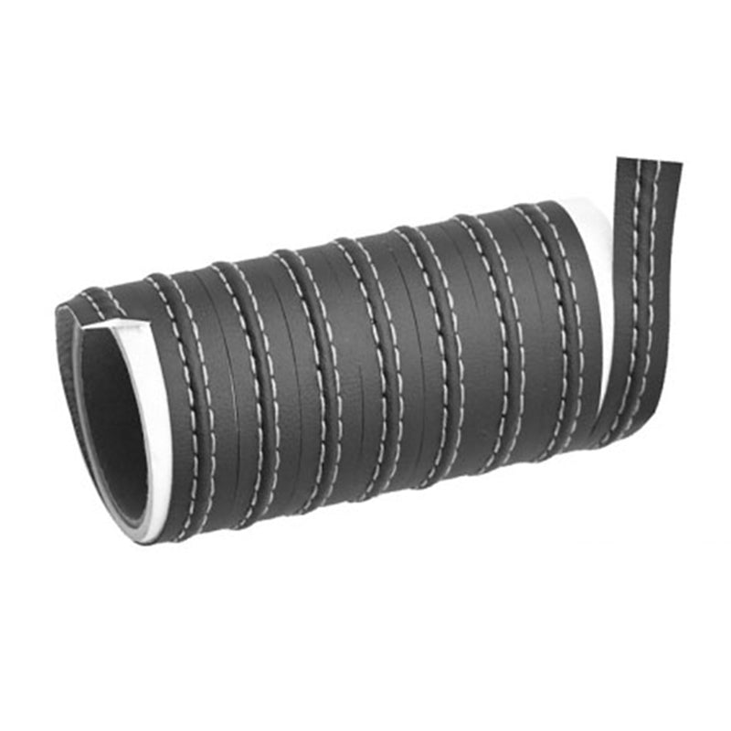 2m Car Center Console Decorative Strip PU Leather Adhesive Interior Trim Strip