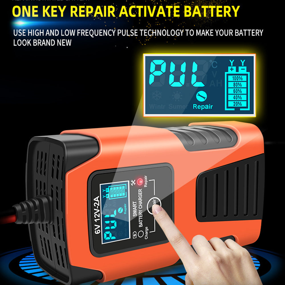 E-FAST ZYX-J99 6V / 12V Lead-Acid Battery Charger for Motorcycles, Tricycles Intelligent Repair Battery Charger