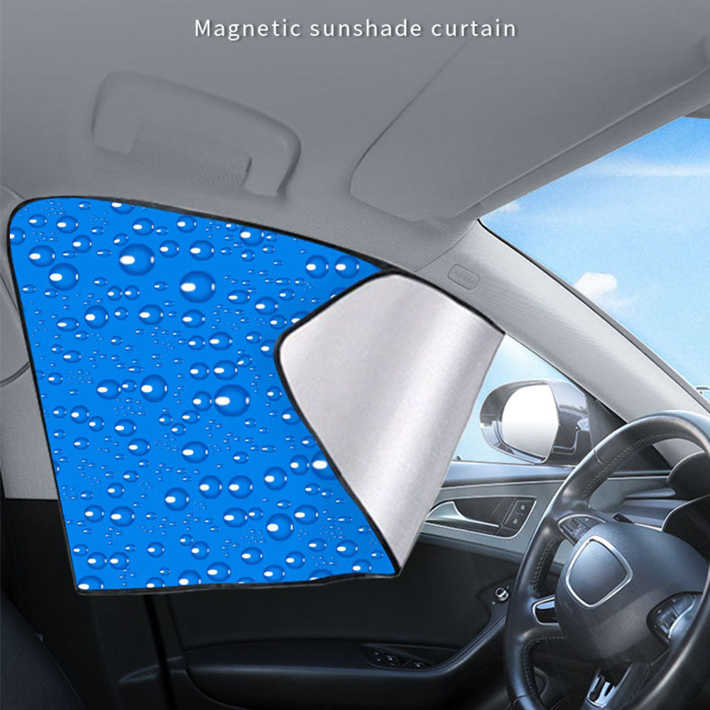 2938 Magnetic Single-Layer Car Sun Shade Rear Front Window Shade Side Window Sunshade UV Protection Cover