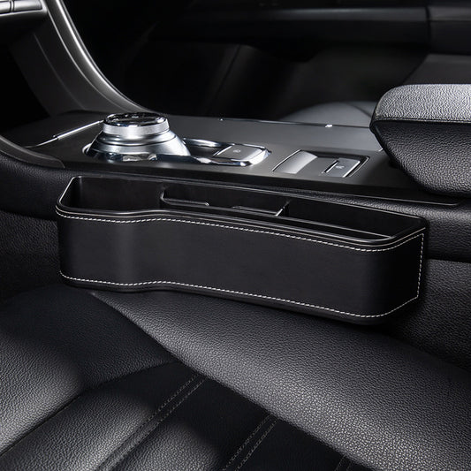 Driver Side Car Front Seat Seam Storage Box Phone Drink Can Holder Seat Gap Organizer