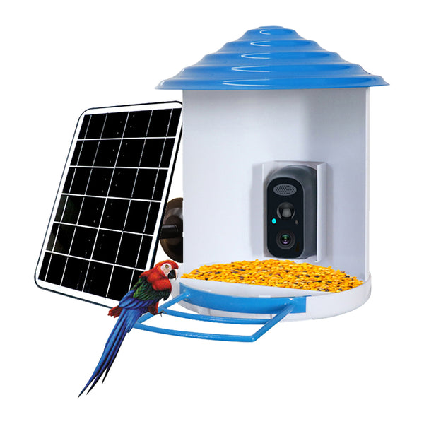 ESCAM PT388 PIR Birds Motion Detection Camera 2MP Two Way Audio Night Vision WiFi Camera Monitor with Solar Panel