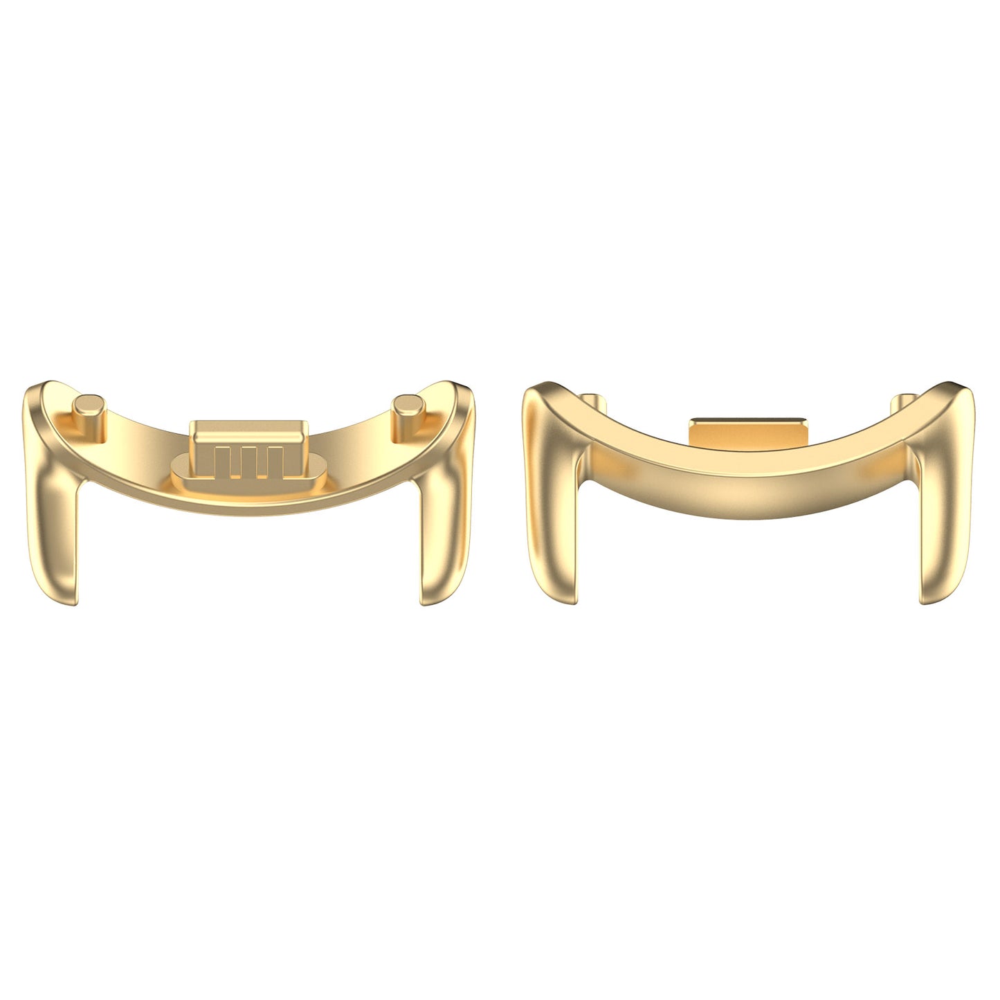 1 Pair 12mm Watchband Connector for Xiaomi Smart Band 8 , Watch Strap Stainless Steel Adapter
