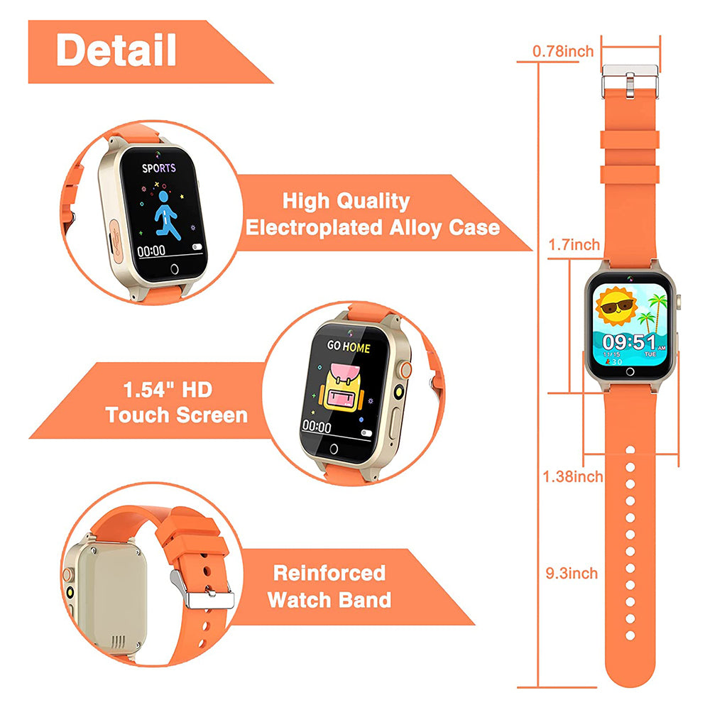 X33 Kids Camera Pedometer Music Game Smart Watch Student Smart Bracelet with Built-in 26 Puzzle Games