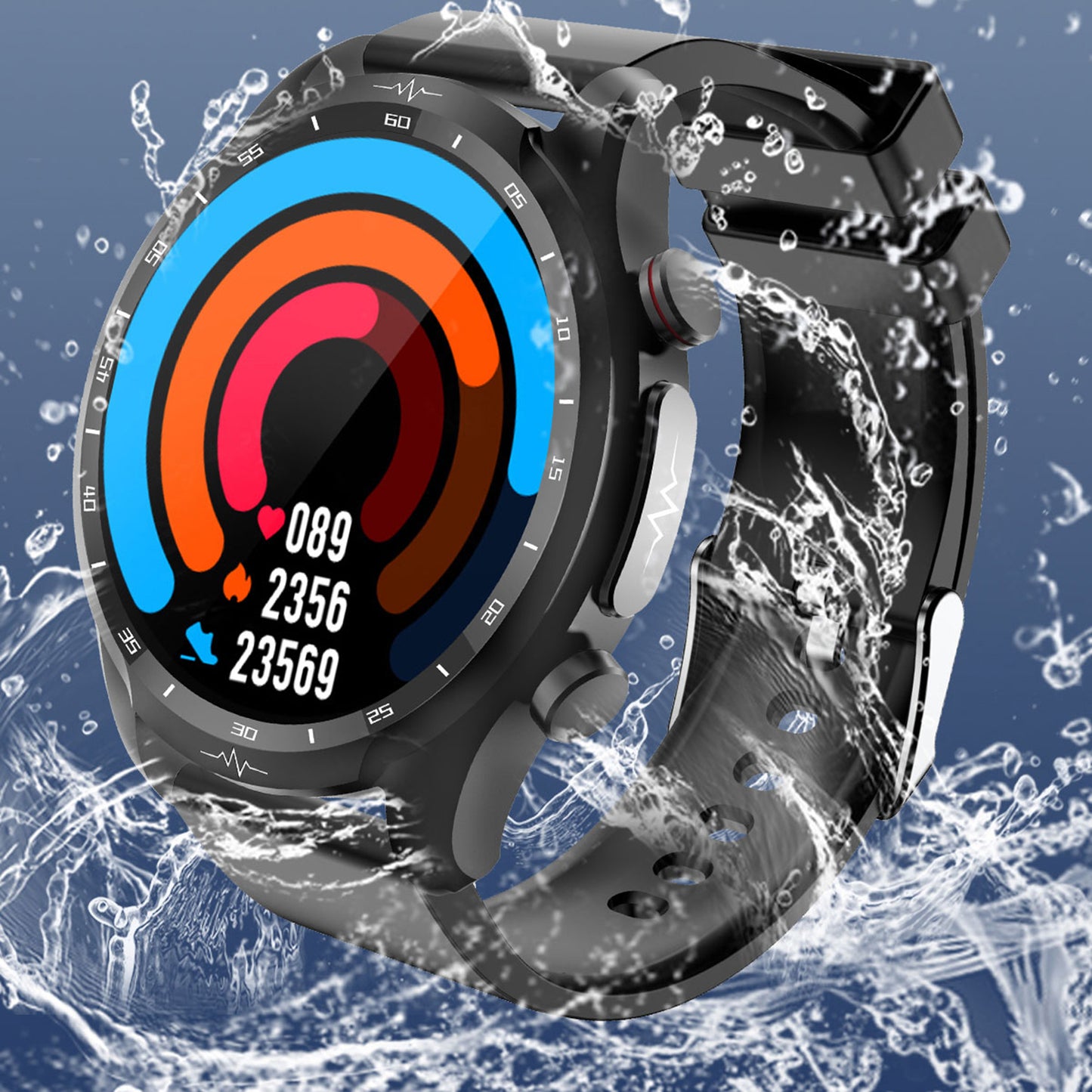 E430 1.39 Smart Bracelet ECG+PPG Health Watch with Blood Oxygen, Temperature, Heart Rate Monitoring, Leather Strap