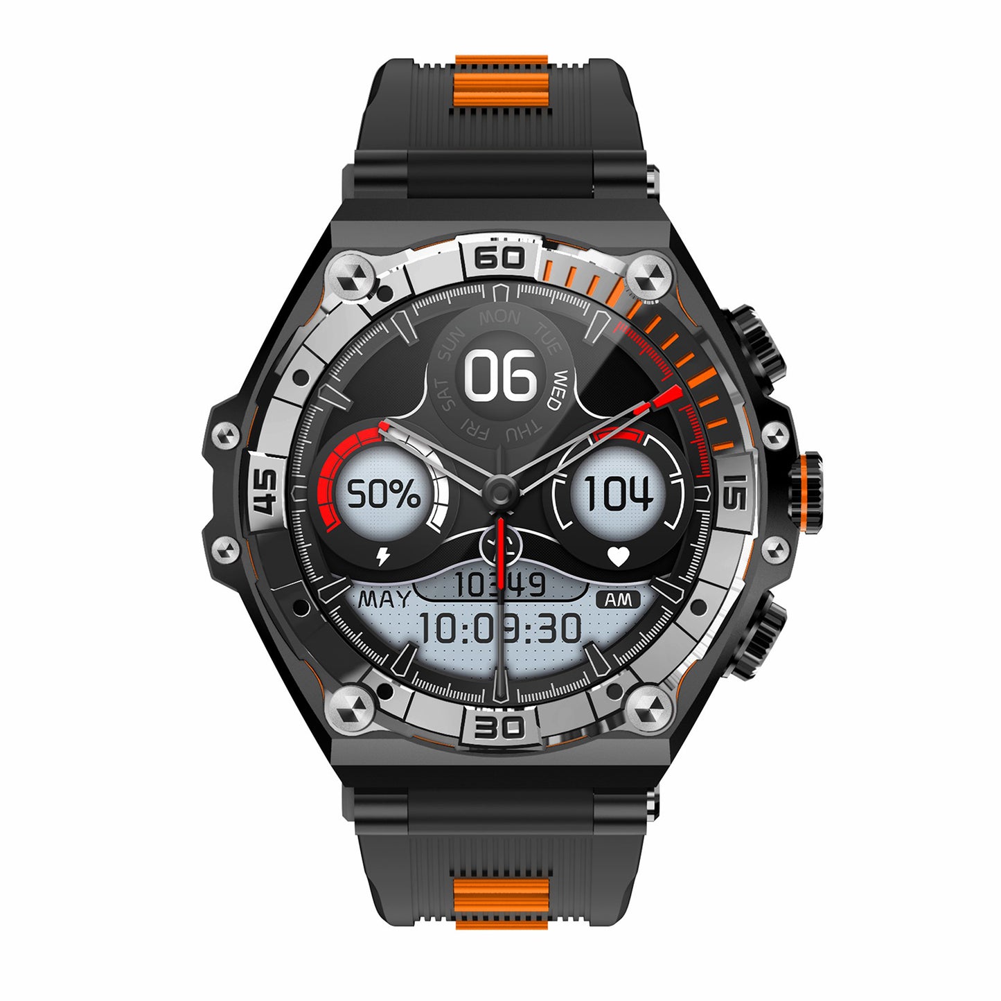 CT18 1.43 AMOLED Screen Watch Heart Rate Intelligent Monitoring Waterproof Sports Smart Bracelet