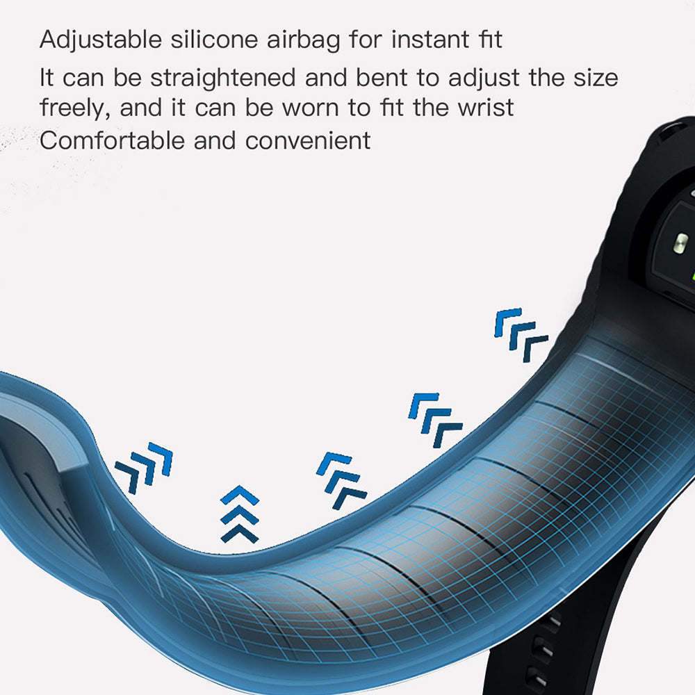TK61 1.3 Smart Band Air Pump Accurate Blood Pressure Health Watch with Heart Rate, Blood Oxygen, Temperature Monitoring