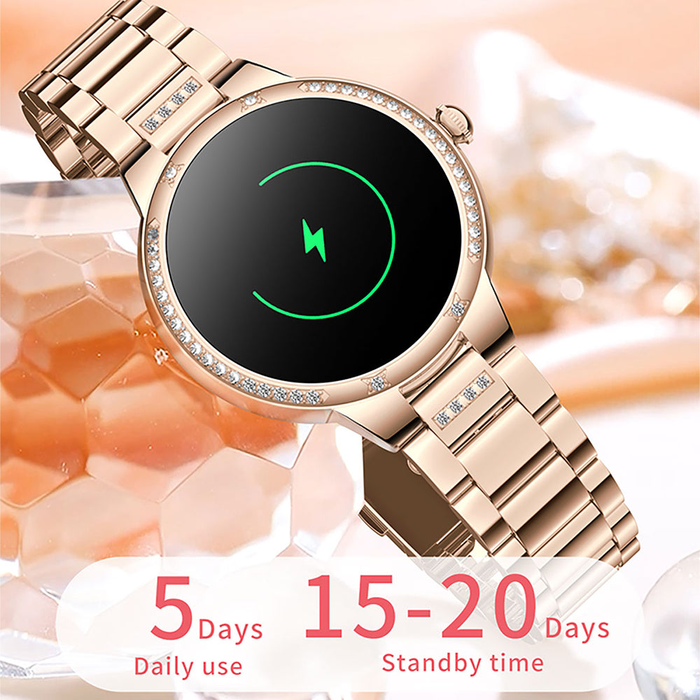 L68B 1.28 inch AMOLED Bluetooth Call Women Physiological Cycle Health Monitoring Fashion Smartwatch