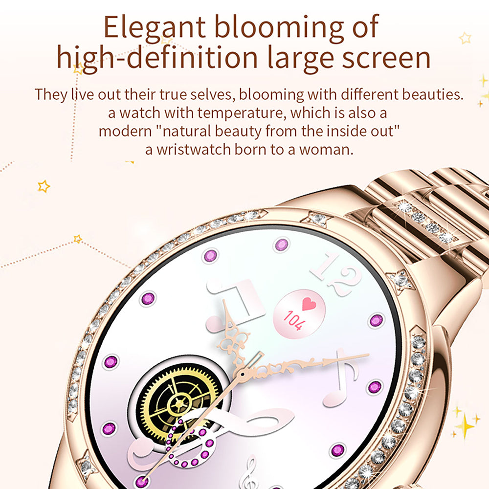 L68B 1.28 inch AMOLED Bluetooth Call Women Physiological Cycle Health Monitoring Fashion Smartwatch