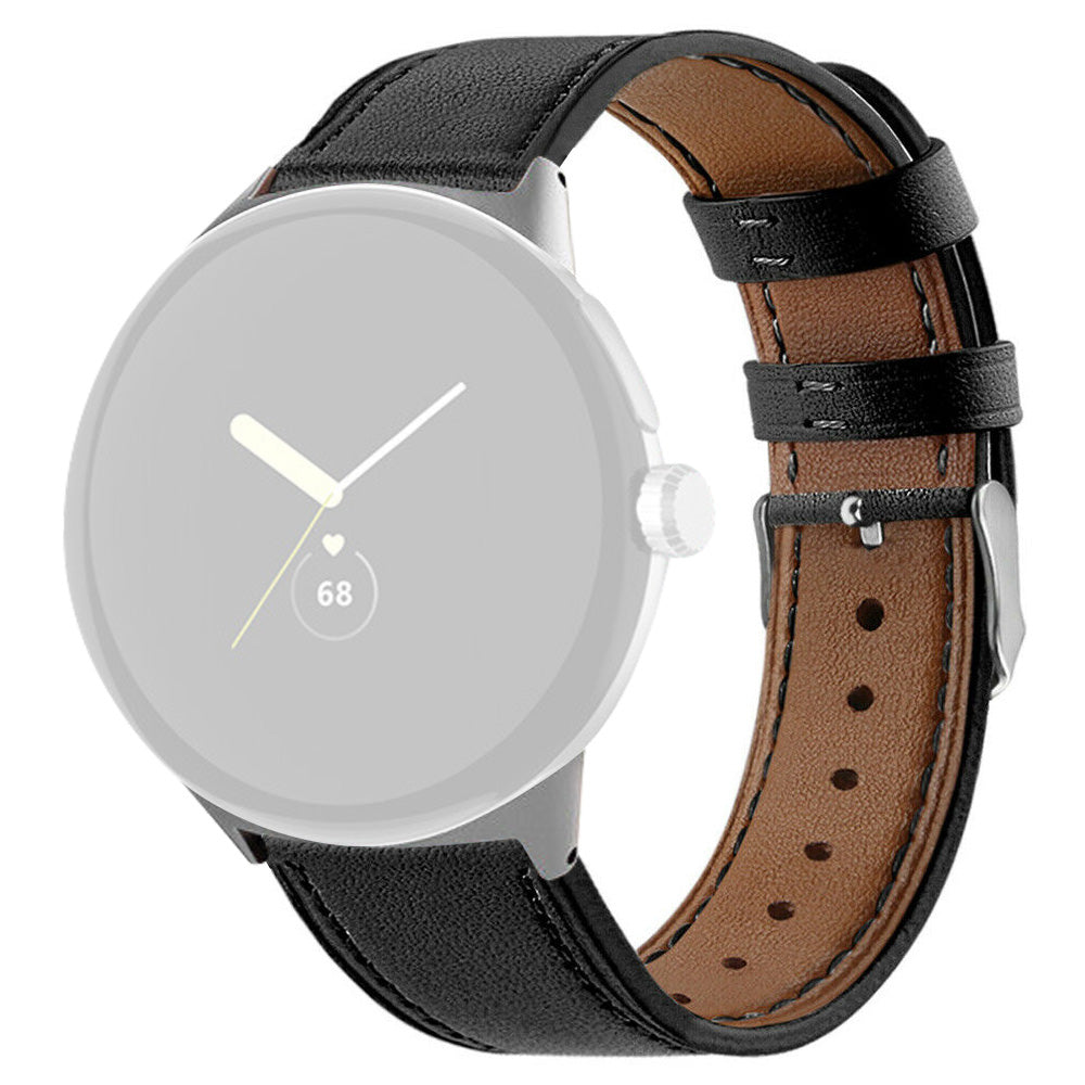 Quick Release Watch Band for Google Pixel Watch Genuine Leather Watch Strap Replacement Part
