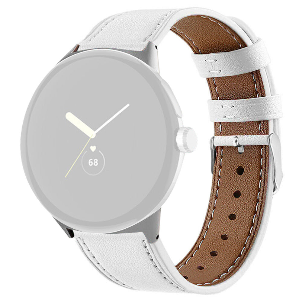 Quick Release Watch Band for Google Pixel Watch Genuine Leather Watch Strap Replacement Part