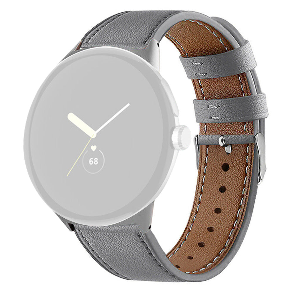 Quick Release Watch Band for Google Pixel Watch Genuine Leather Watch Strap Replacement Part