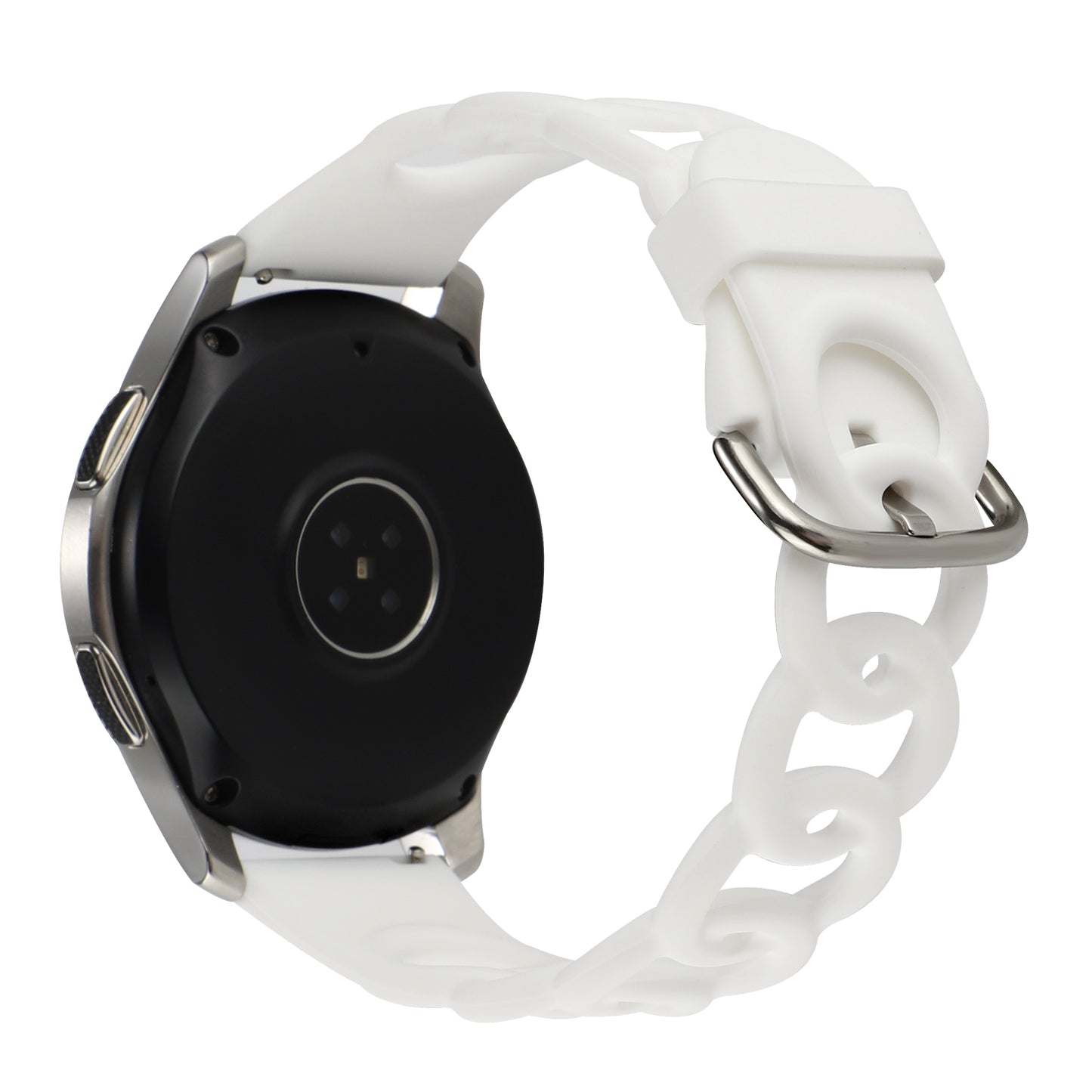 For Huawei Watch Buds / GT3 SE / GT3 Pro 46mm Silicone Watch Band 22mm Donut Hollow Replacement Wrist Strap
