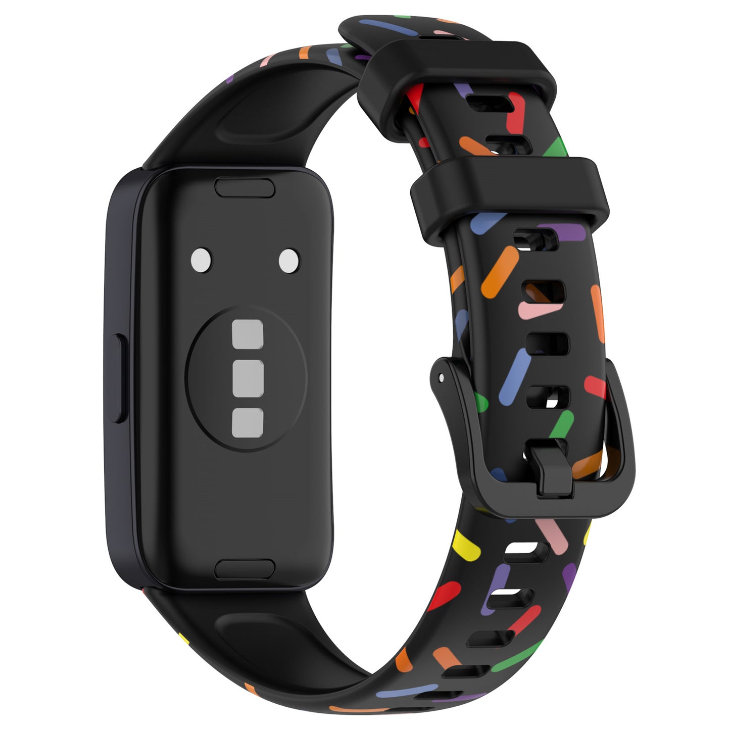For Huawei Band 8 Colorful Spotted Silicone Strap Replacement Watch Band