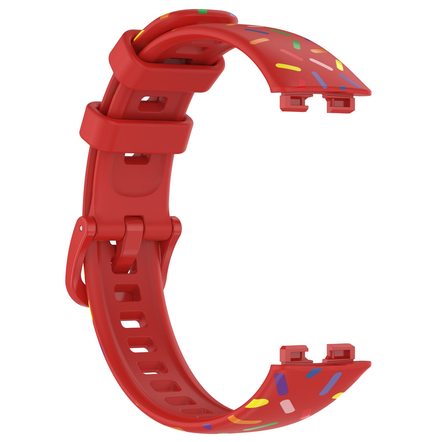 For Huawei Band 8 Colorful Spotted Silicone Strap Replacement Watch Band