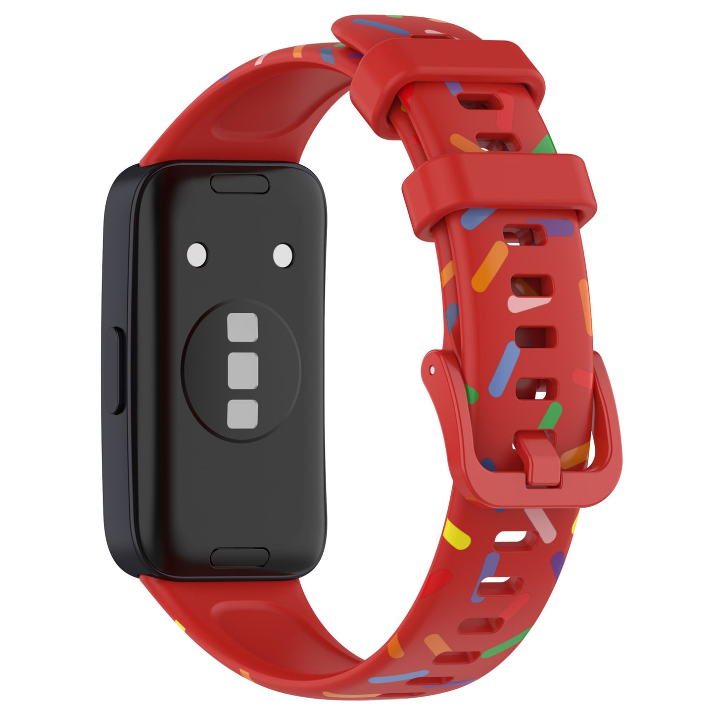 For Huawei Band 8 Colorful Spotted Silicone Strap Replacement Watch Band
