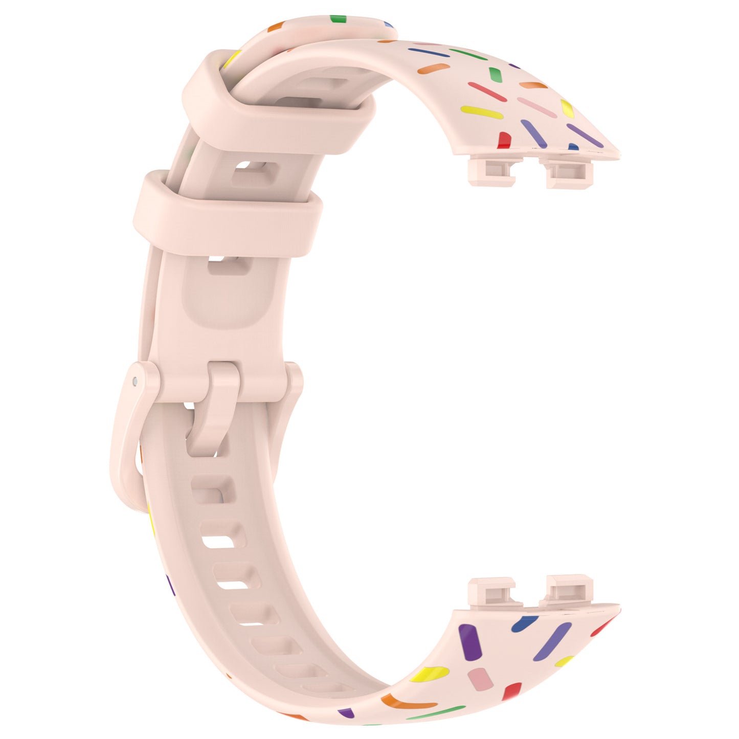 For Huawei Band 8 Colorful Spotted Silicone Strap Replacement Watch Band