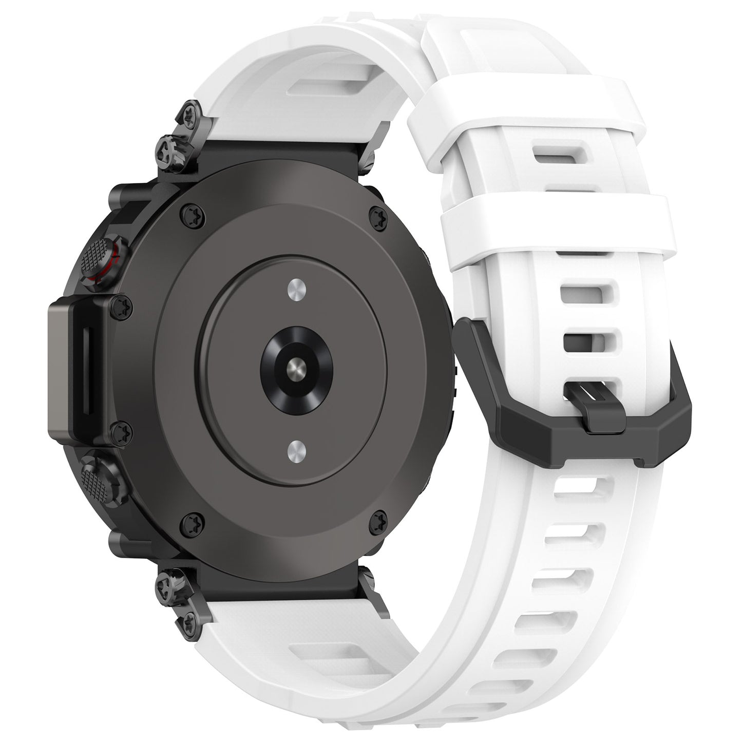 For Huami Amazfit T-rex Ultra A2142 Silicone Watch Strap Adjustable Wrist Band