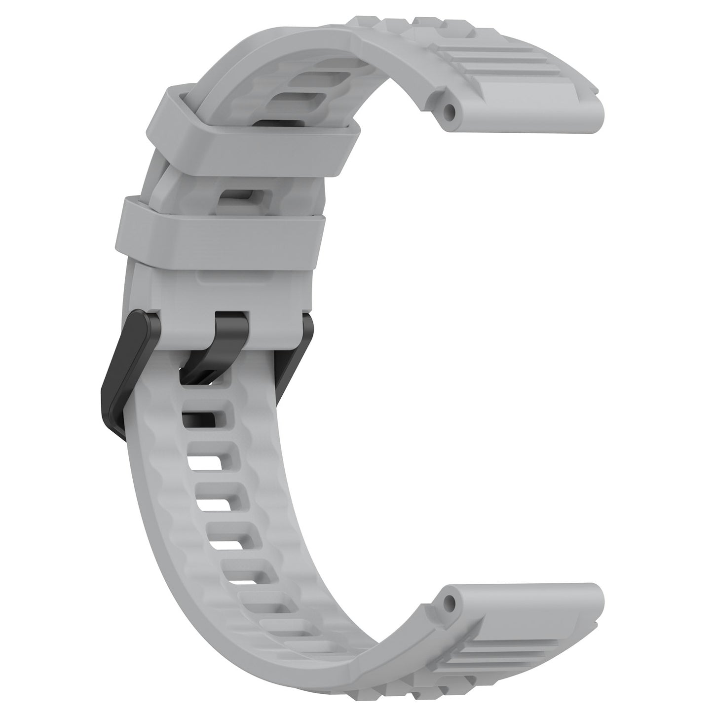 For Huami Amazfit T-rex Ultra A2142 Silicone Watch Strap Adjustable Wrist Band
