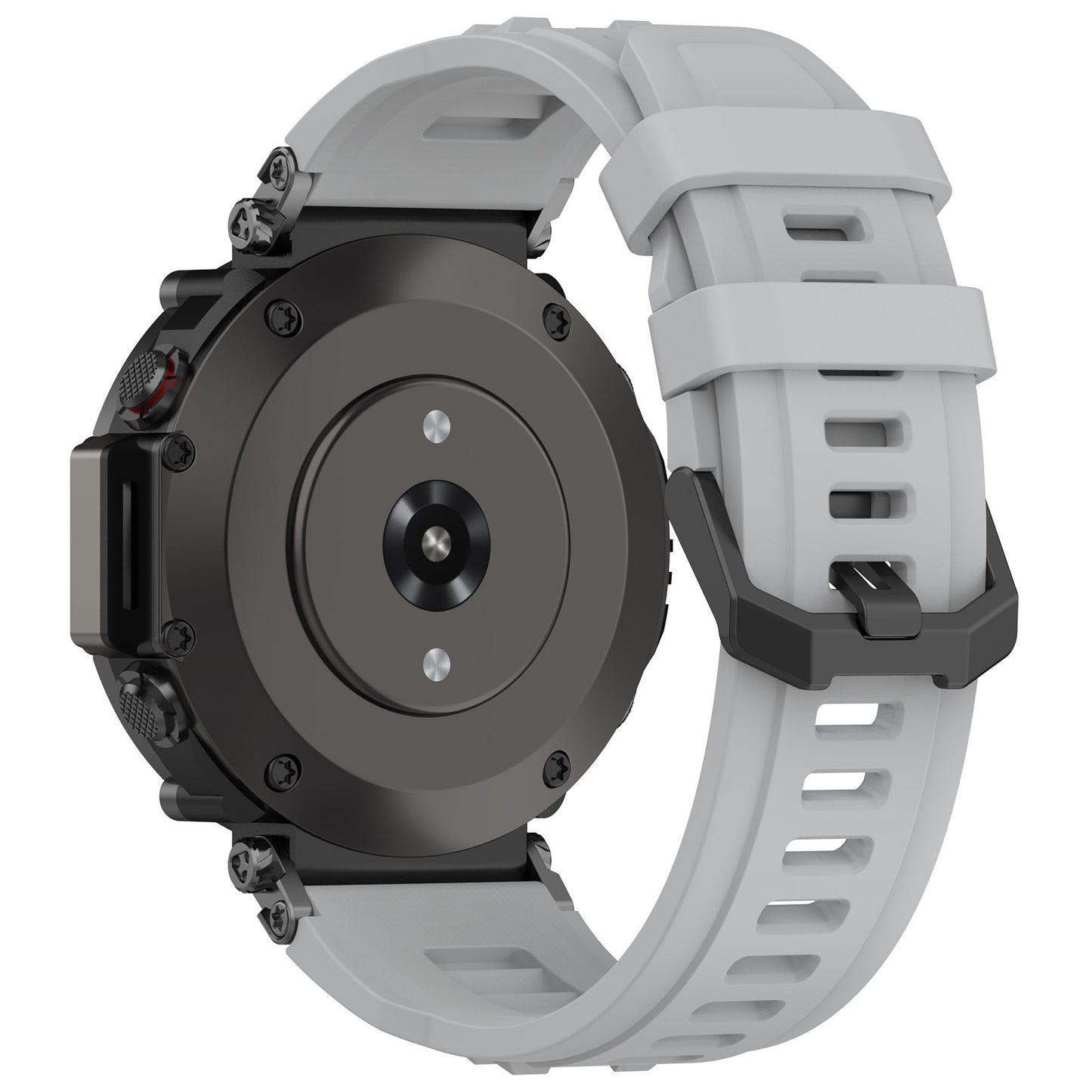 For Huami Amazfit T-rex Ultra A2142 Silicone Watch Strap Adjustable Wrist Band