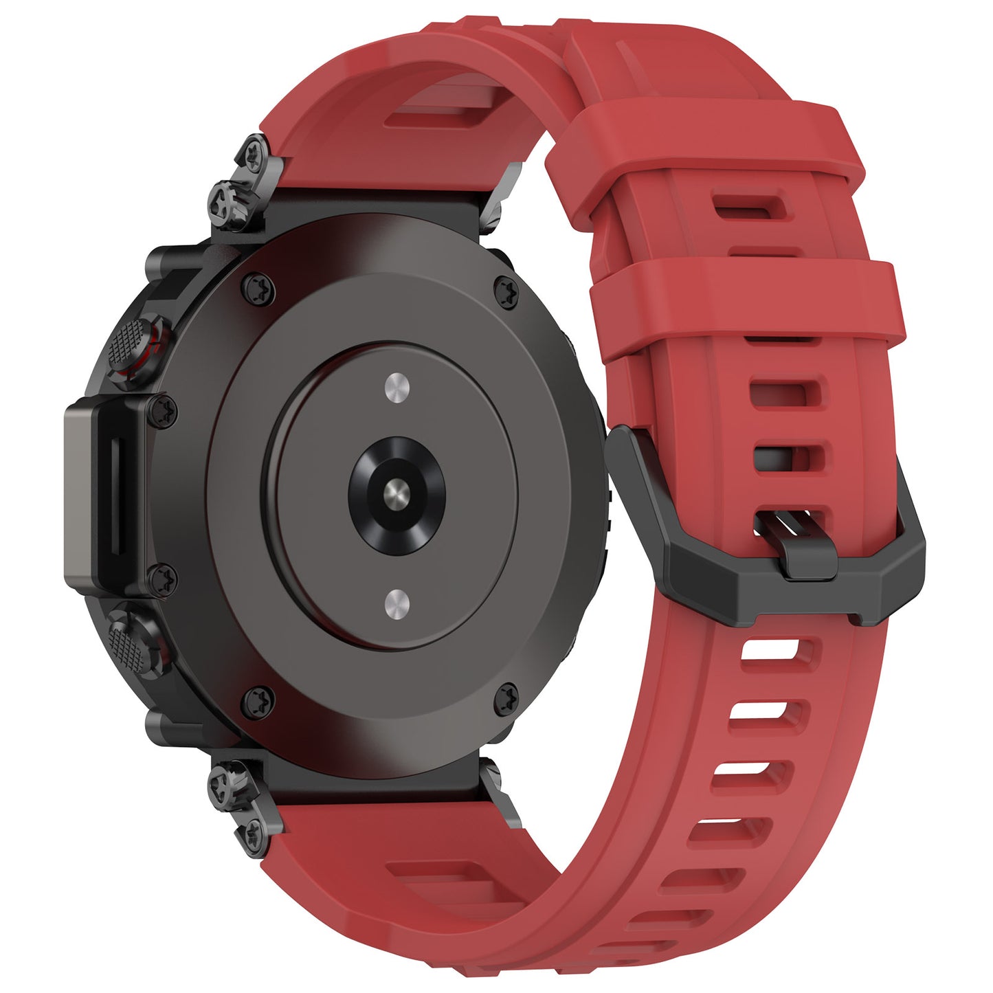 For Huami Amazfit T-rex Ultra A2142 Silicone Watch Strap Adjustable Wrist Band
