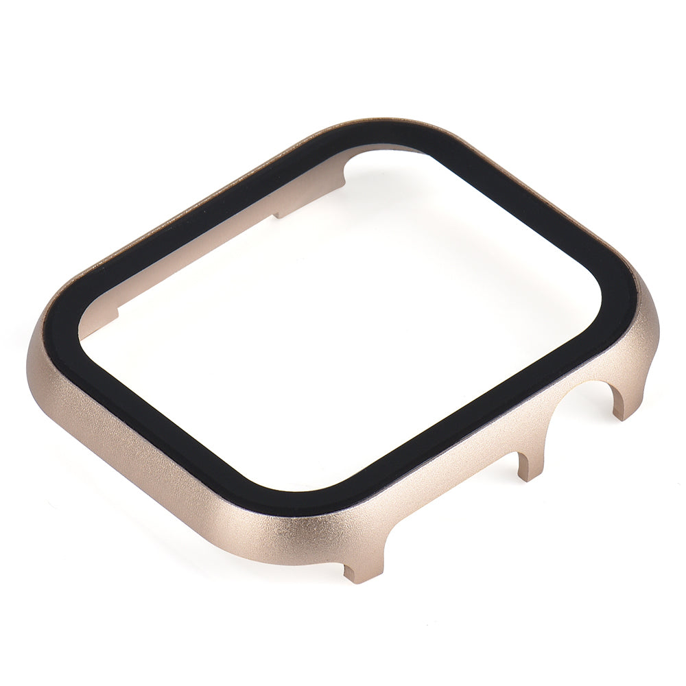 For Apple Watch Series 3 2 1 38mm Full Protection Metal Watch Case with Tempered Glass Screen Protector