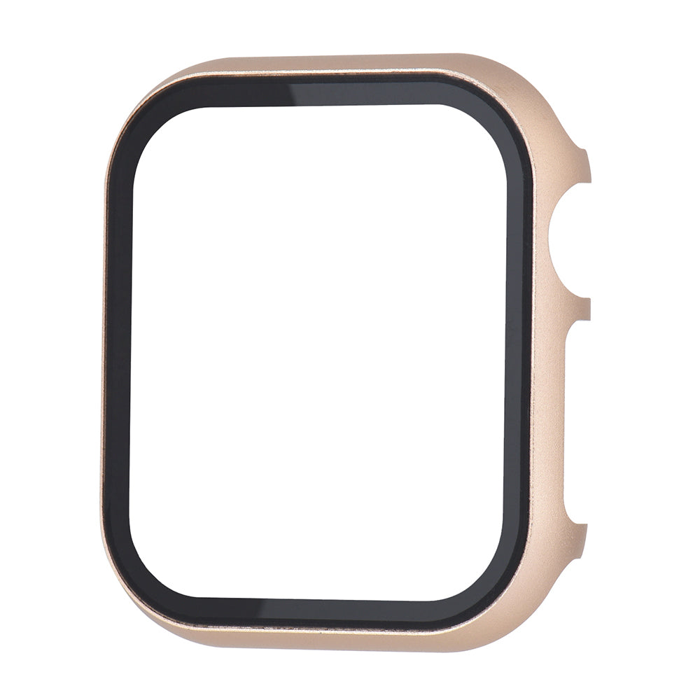For Apple Watch Series 3 2 1 38mm Full Protection Metal Watch Case with Tempered Glass Screen Protector